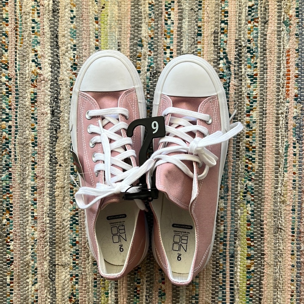 Light pink sneakers